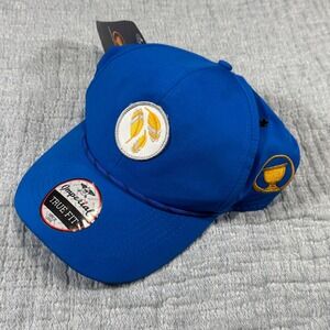 NWT Presidents Cup Golf‎ Hat Royal Blue Imperial The Habanero Strapback Cap Read